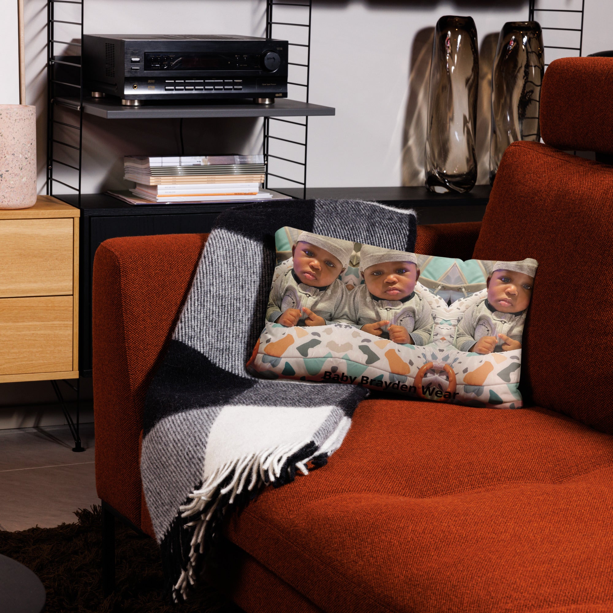Customized Baby Brayden Wear Pillow Set