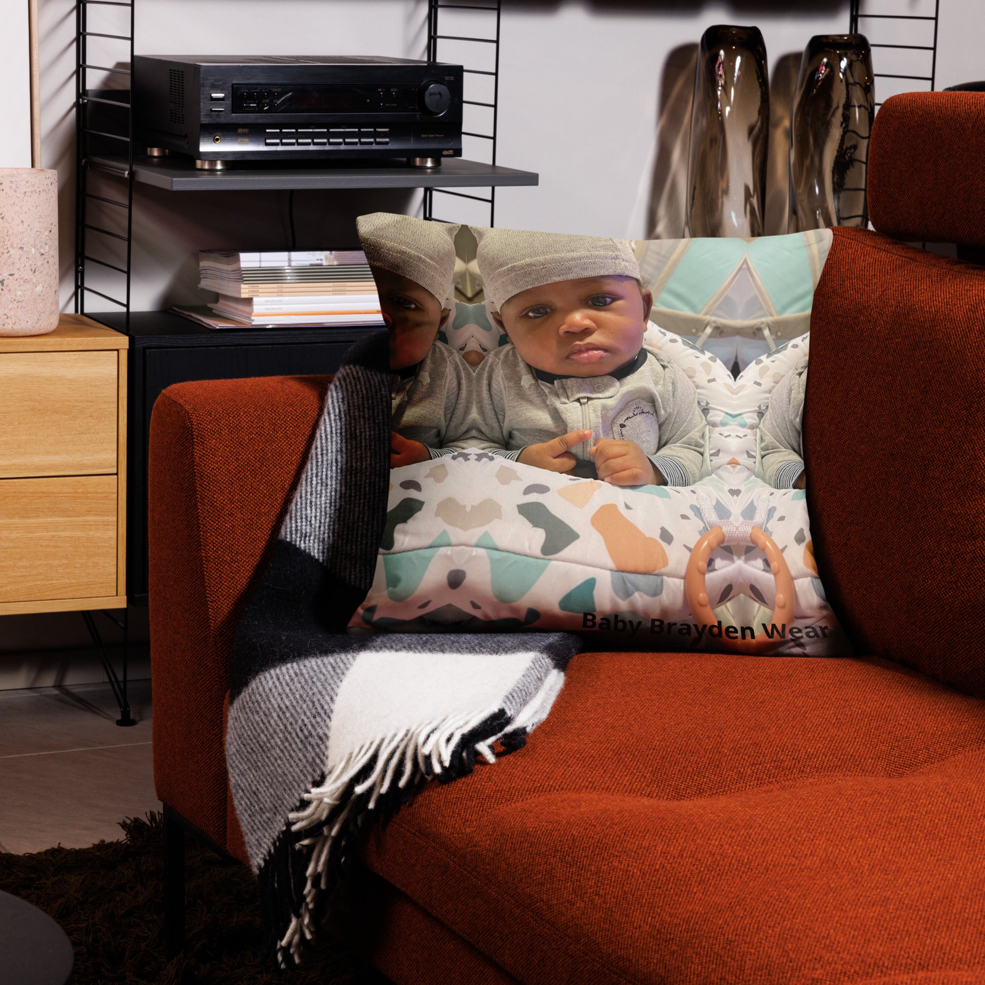 Customized Baby Brayden Wear Pillow Set
