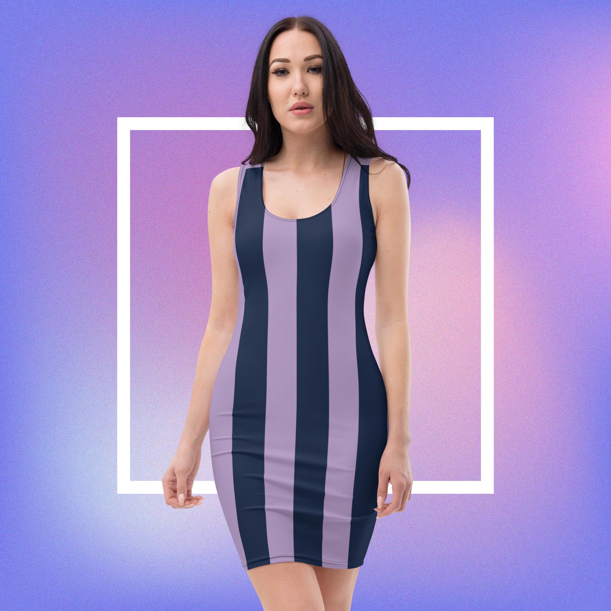 Ce Soir Stripe Dress
