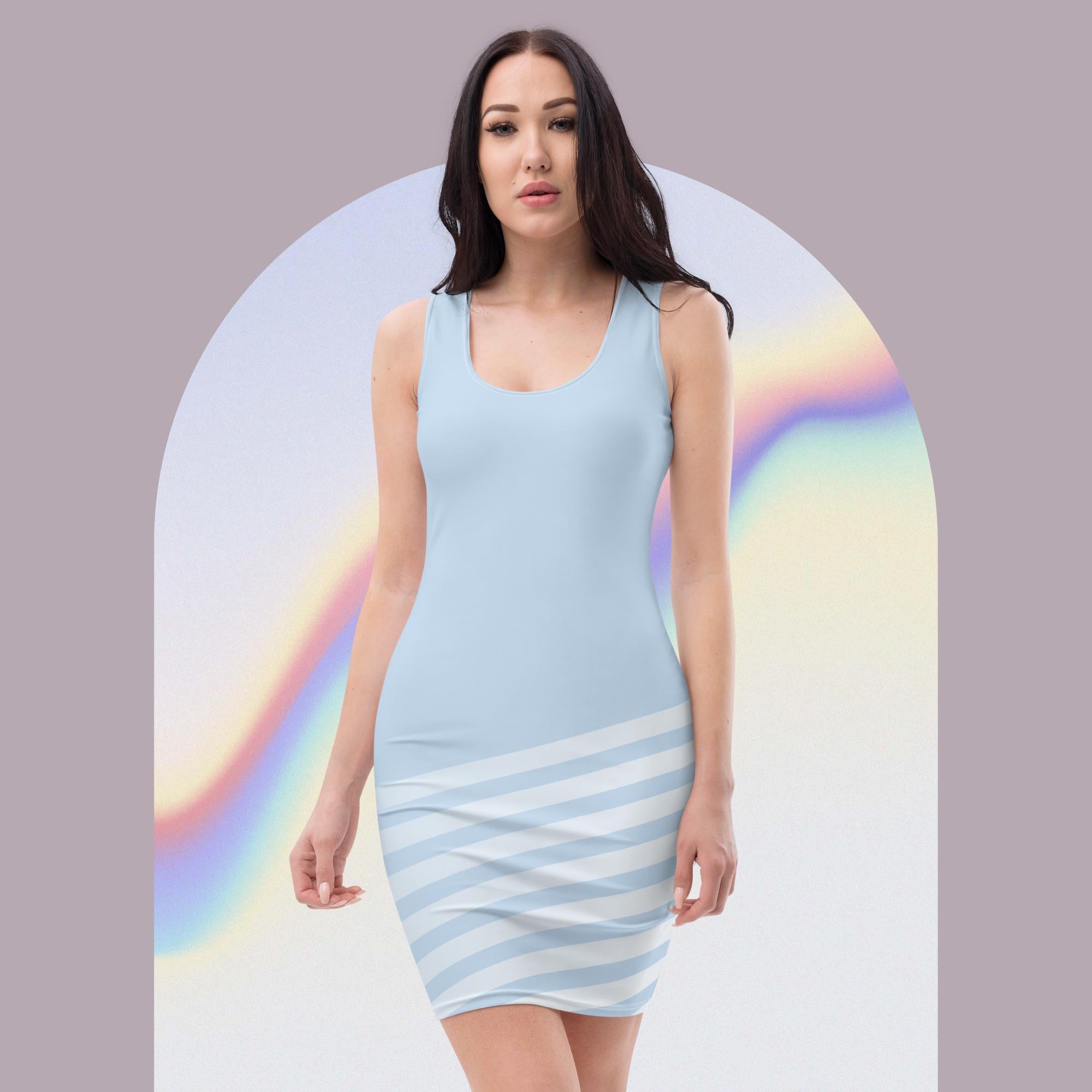 White & Blue Dress