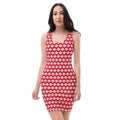 Red & Light Pink Dress
