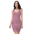 Light Wood & Lace Pink Dress