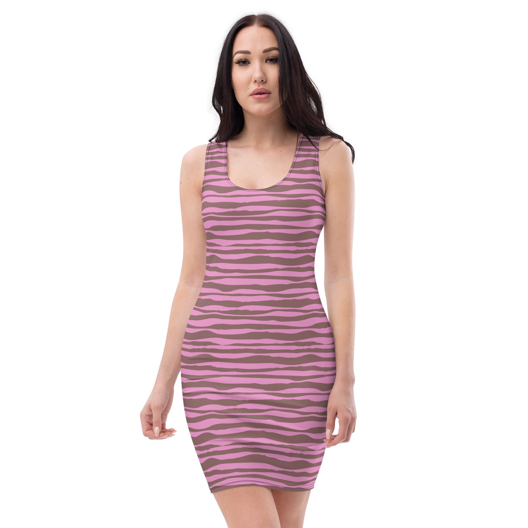Light Wood & Lace Pink Dress