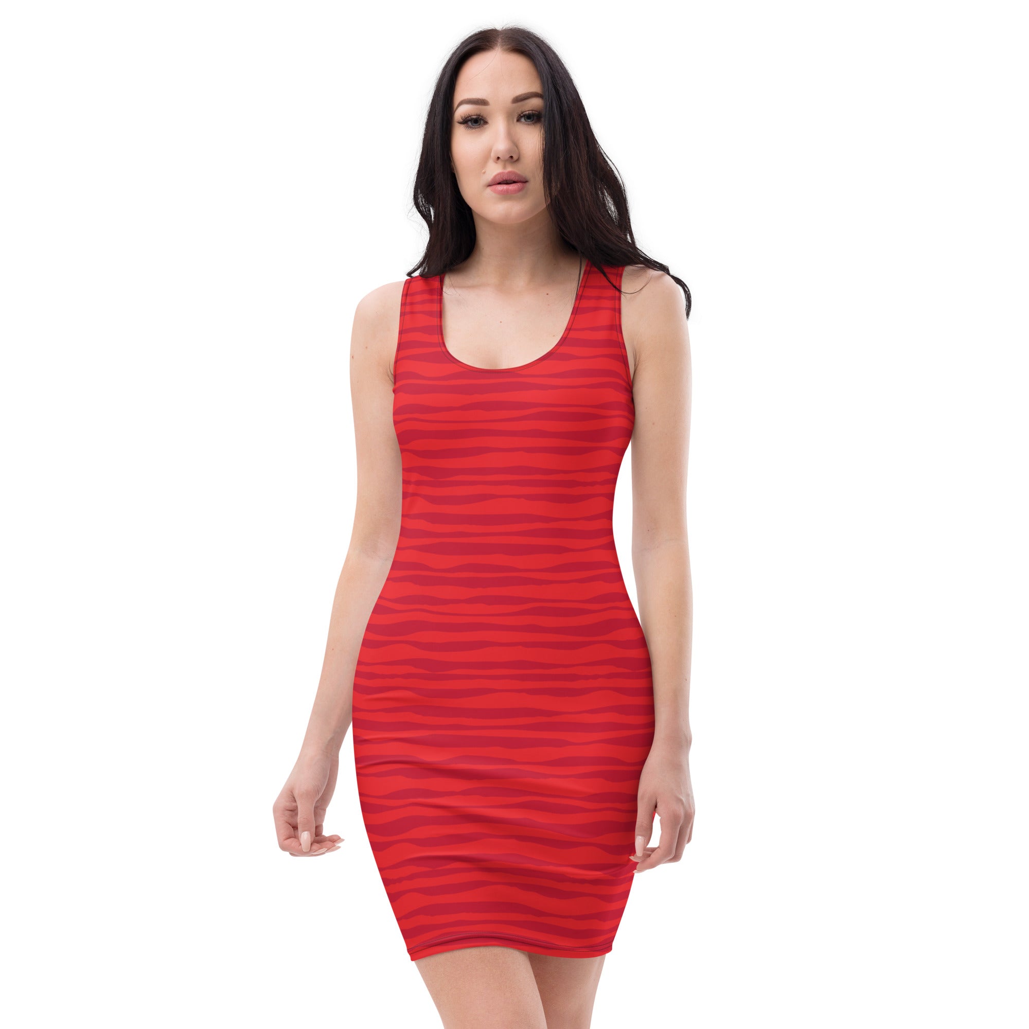 Alizarin & Red Dress