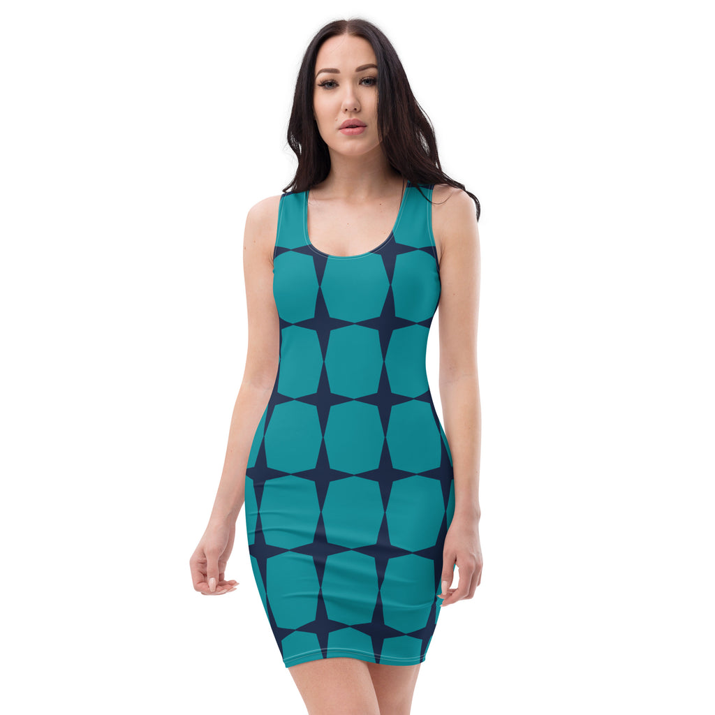 Eastern Blue Star Dress