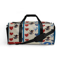 Blue Just random Thoughts Duffle bag