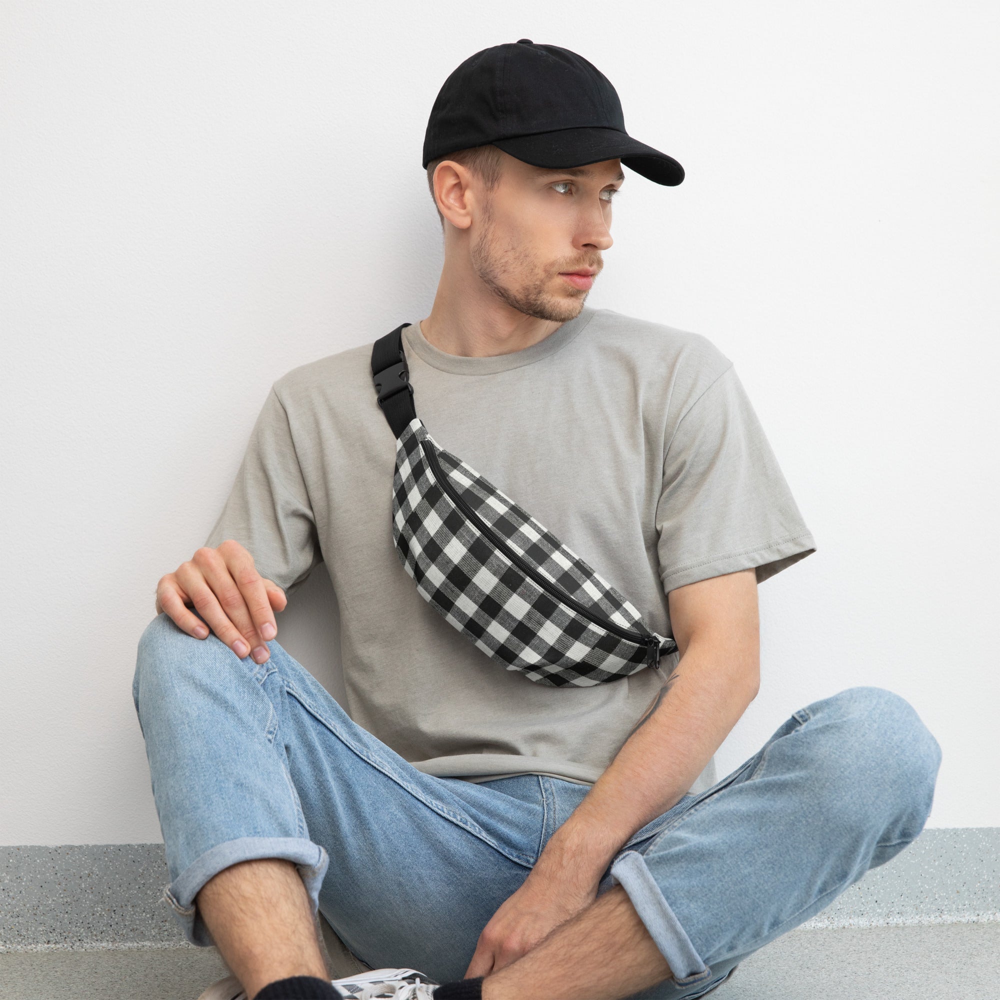 Black & White Fanny Pack