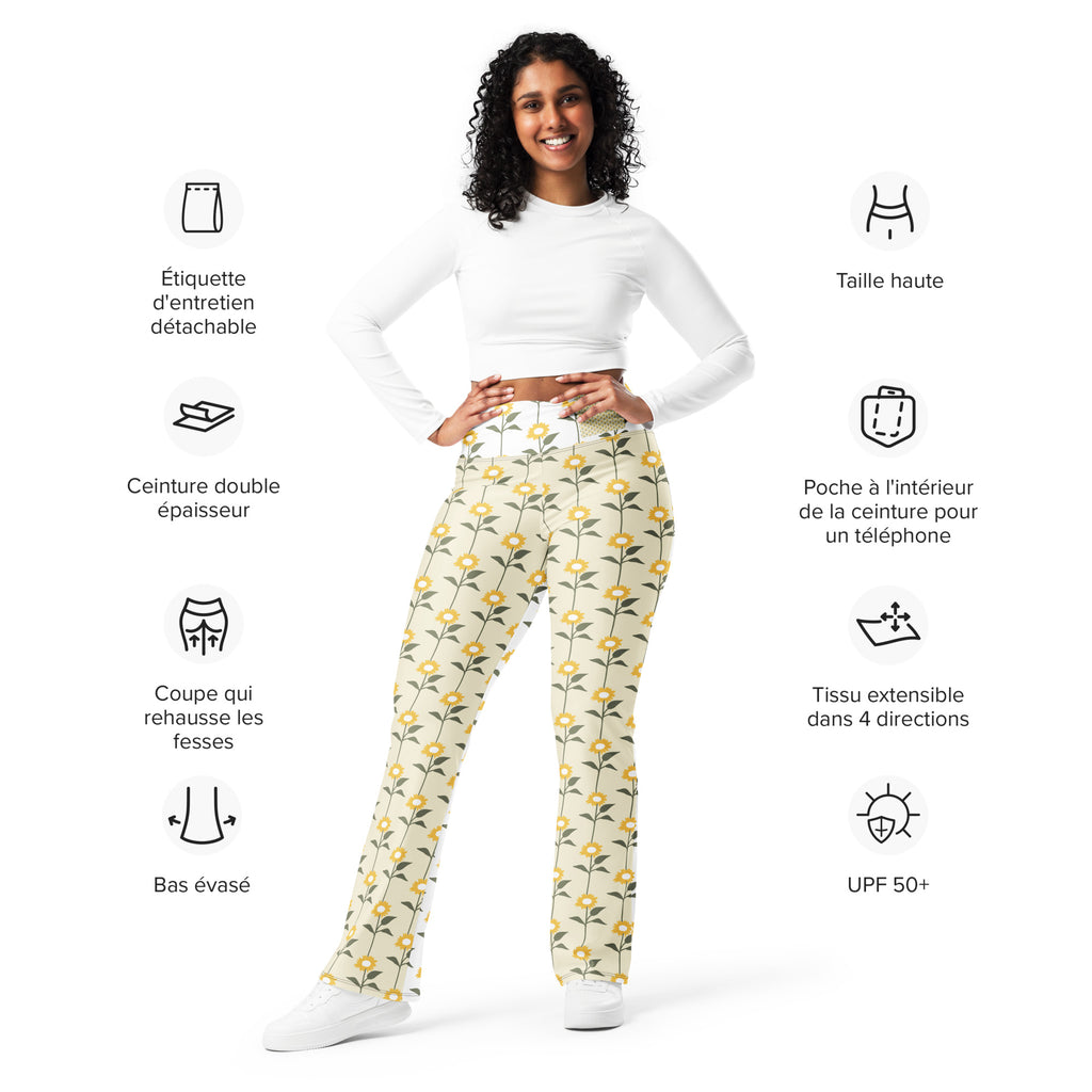 Flower's Flare leggings