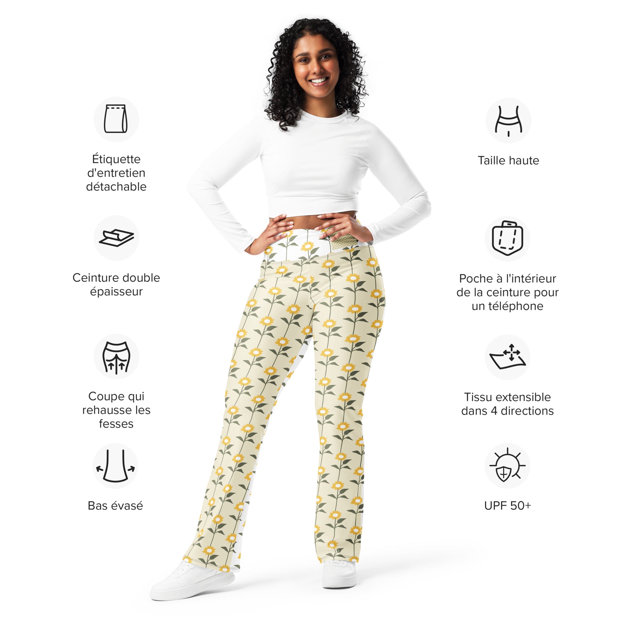 Flower's Flare leggings