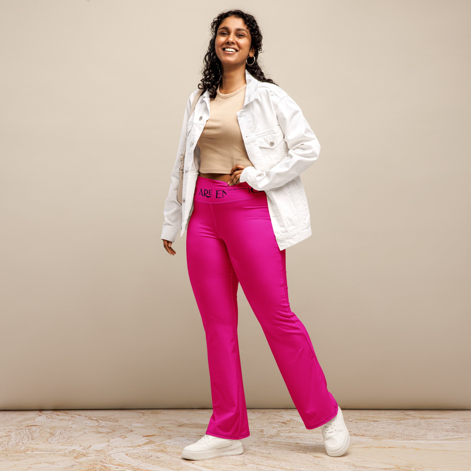 You Are Enough Flare leggings