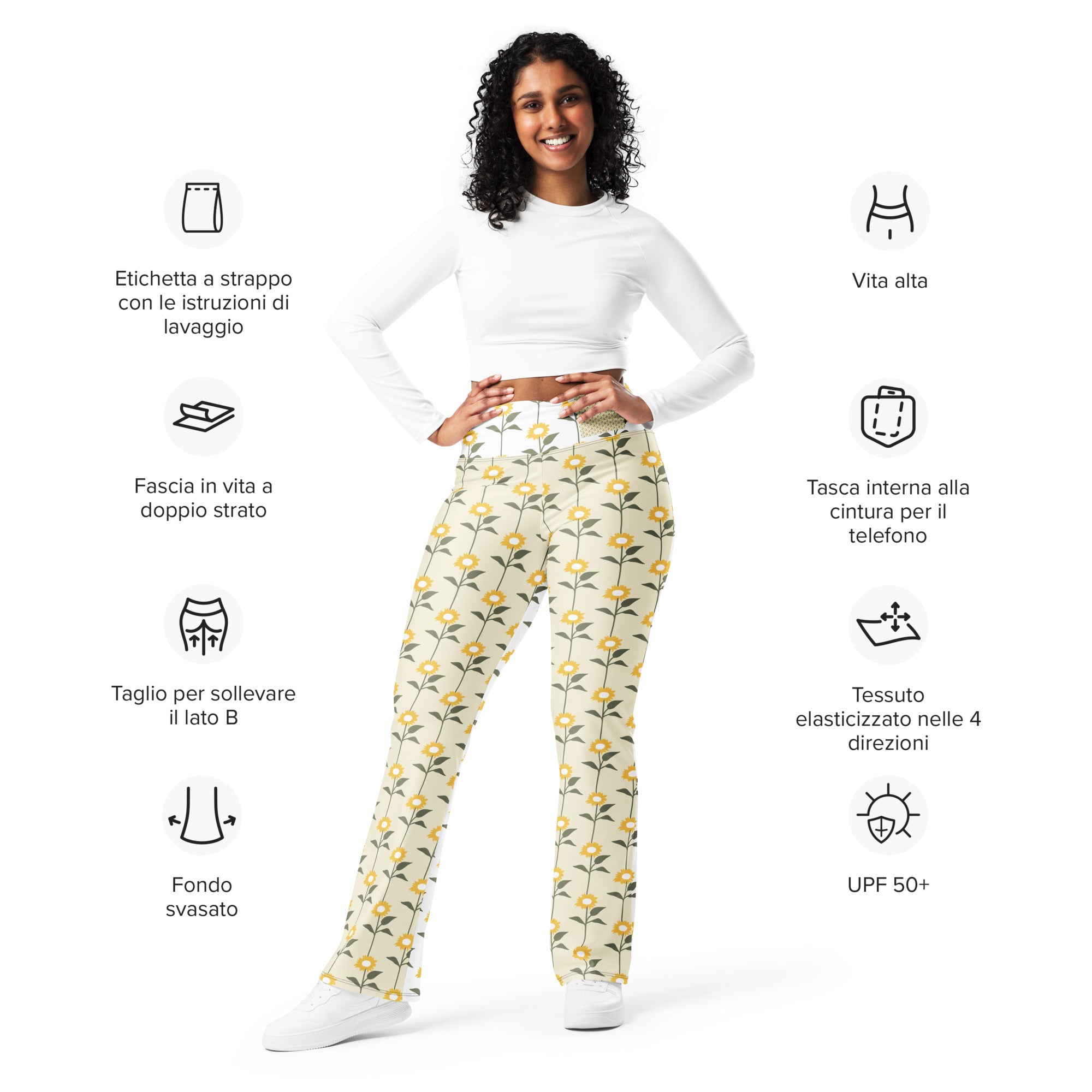 Flower's Flare leggings