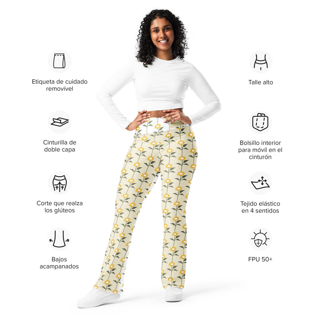 Flower's Flare leggings