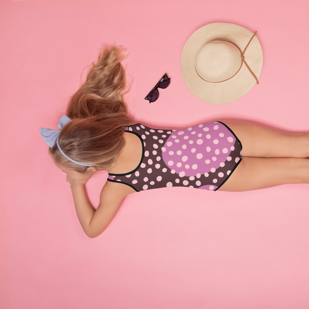 Polka Dots Kids Swimsuit