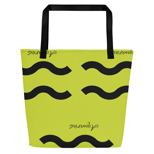 Aquarius Large Tote Bag
