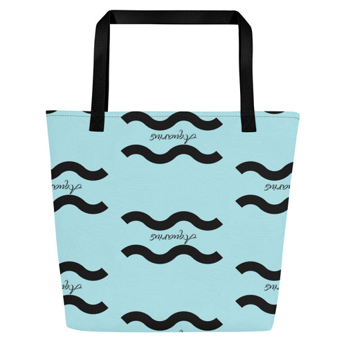 Aquarius Large Tote Bag