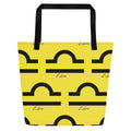 Libra Large Tote Bag