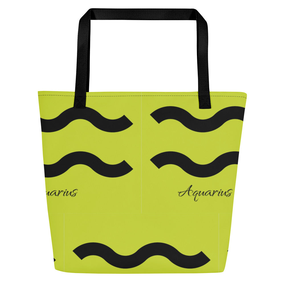 Aquarius Large Tote Bag