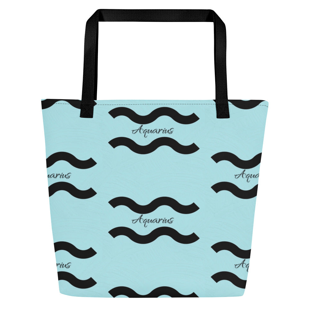 Aquarius Large Tote Bag