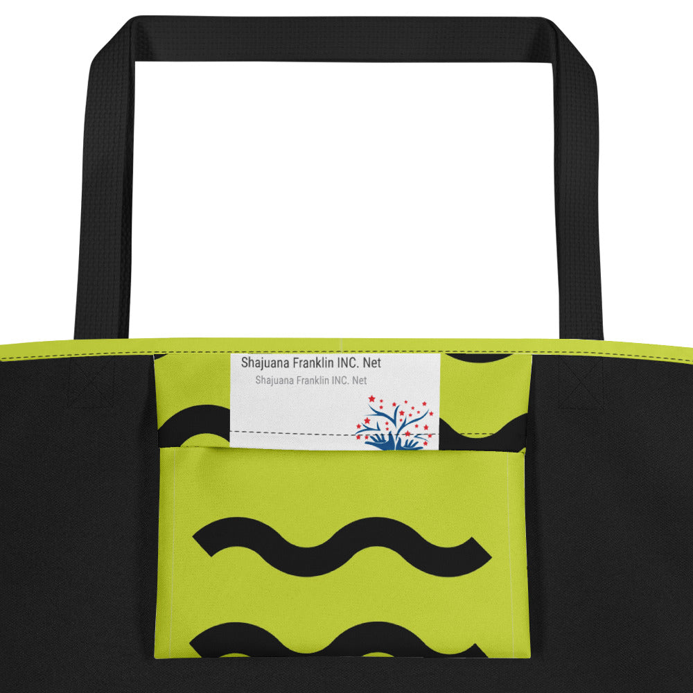 Aquarius Large Tote Bag