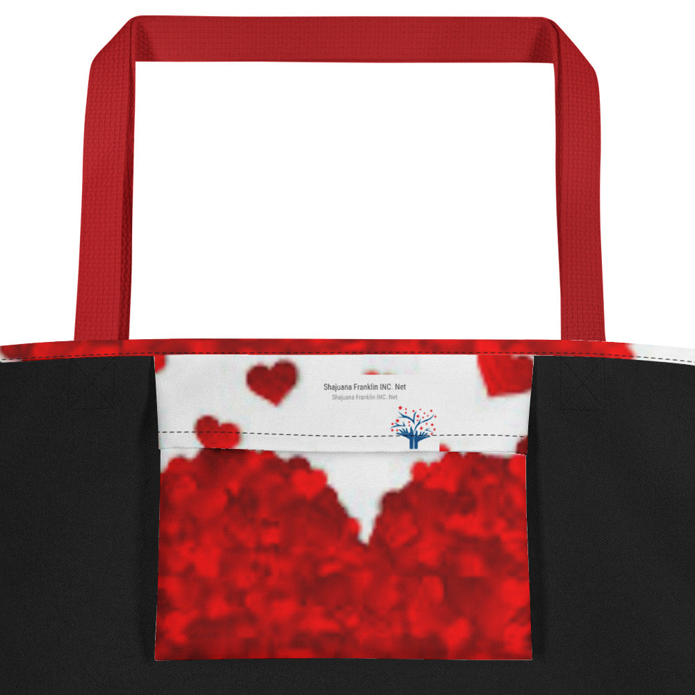 Red Heart's Large Tote Bag