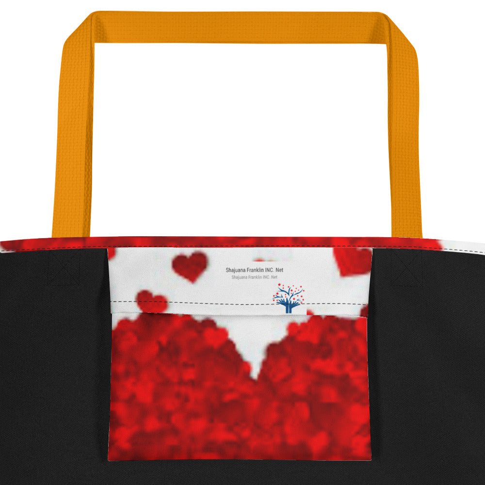 Red Heart's Large Tote Bag