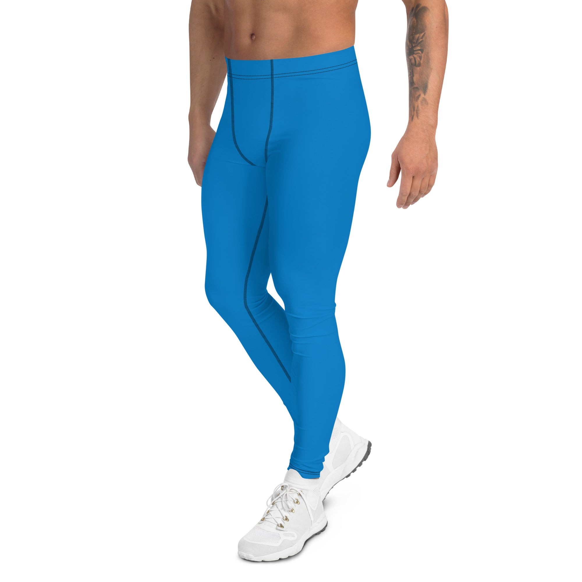 Navy Blue Men's Leggings