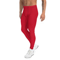 Red Men's Leggings