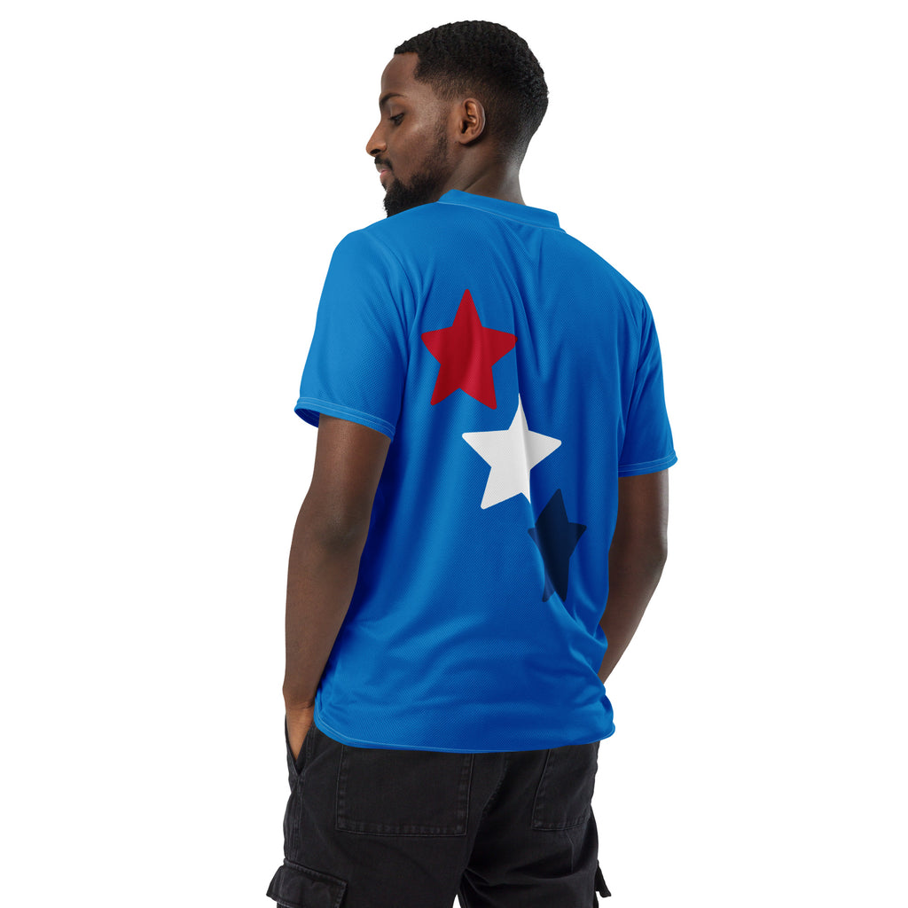 Red, White, Blue Sports jersey