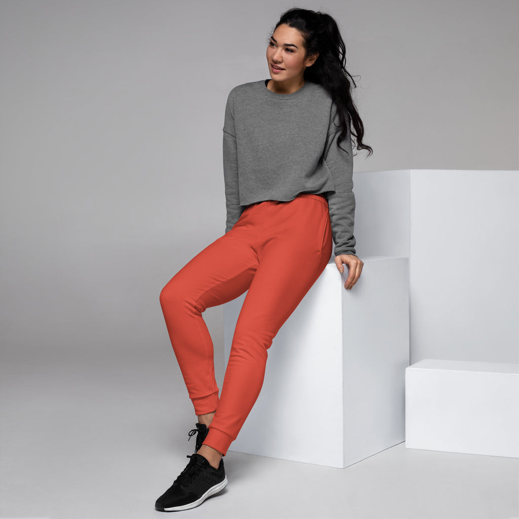 Orange Red Women's Joggers