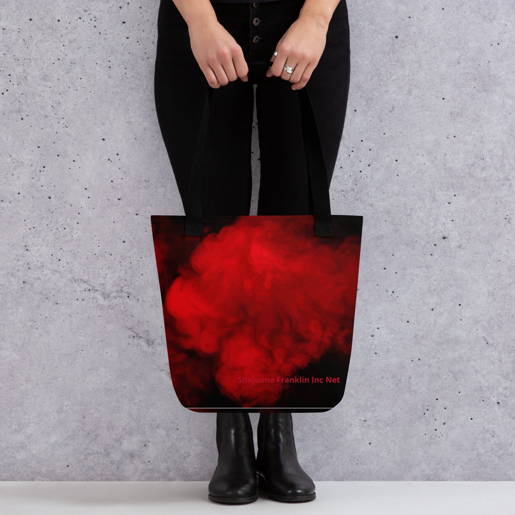 Smokey Red Tote bag
