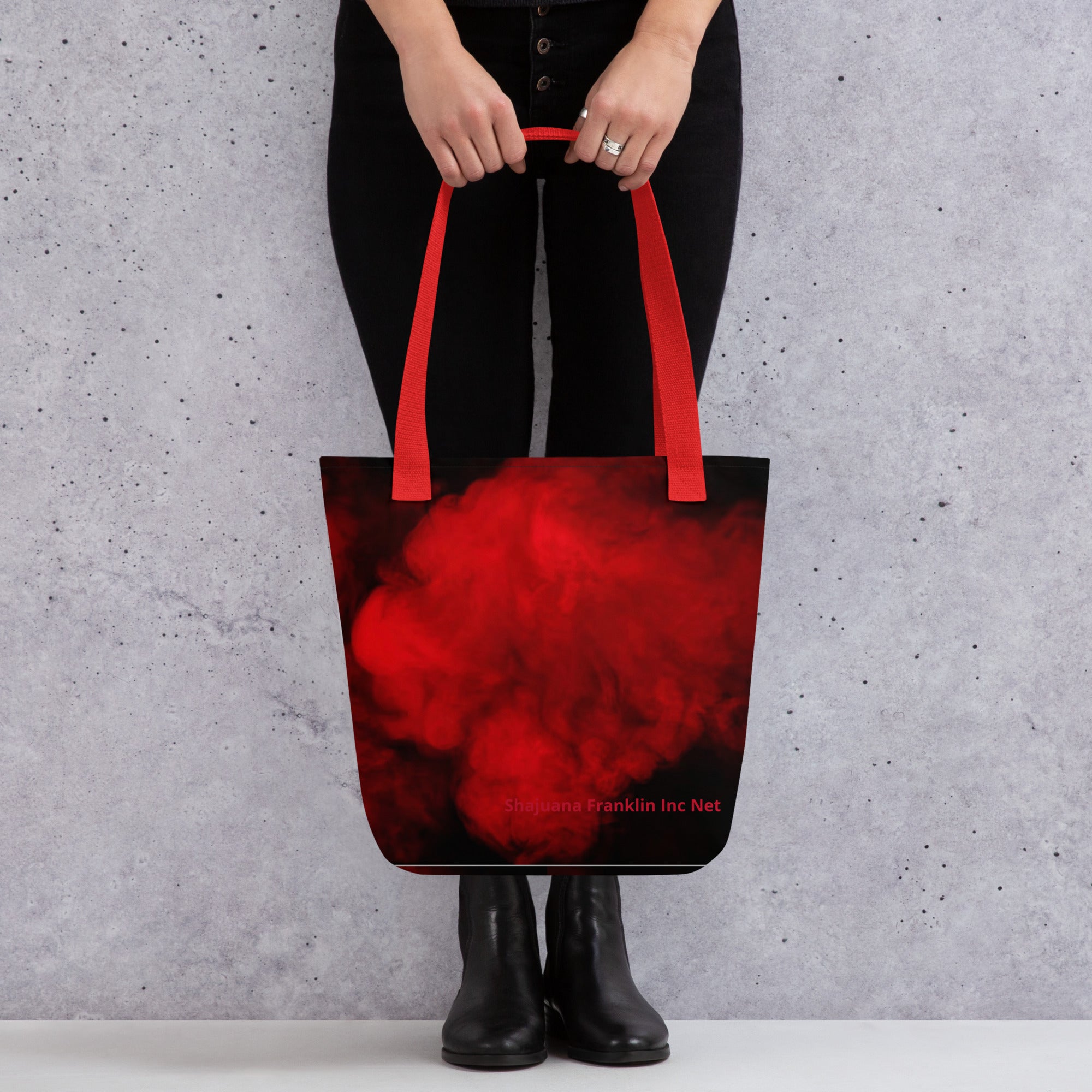 Smokey Red Tote bag