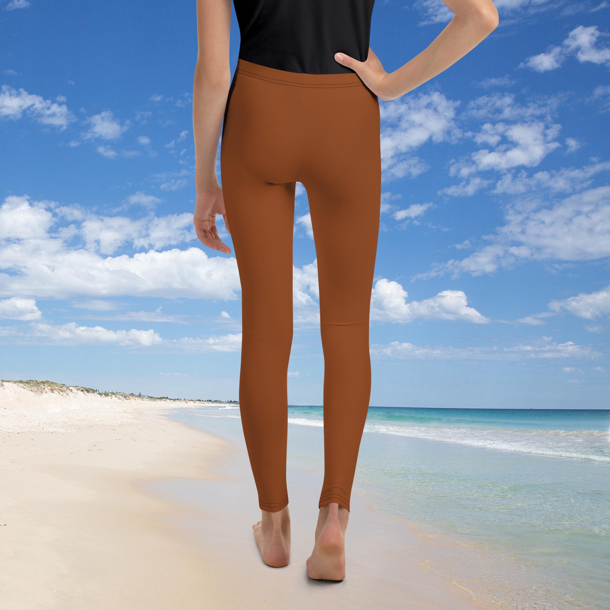 Saddle Brown Youth Leggings