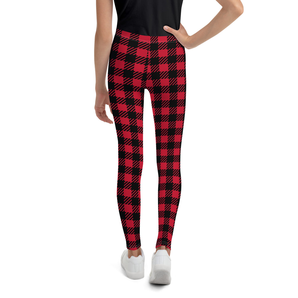 Plaid Youth Leggings