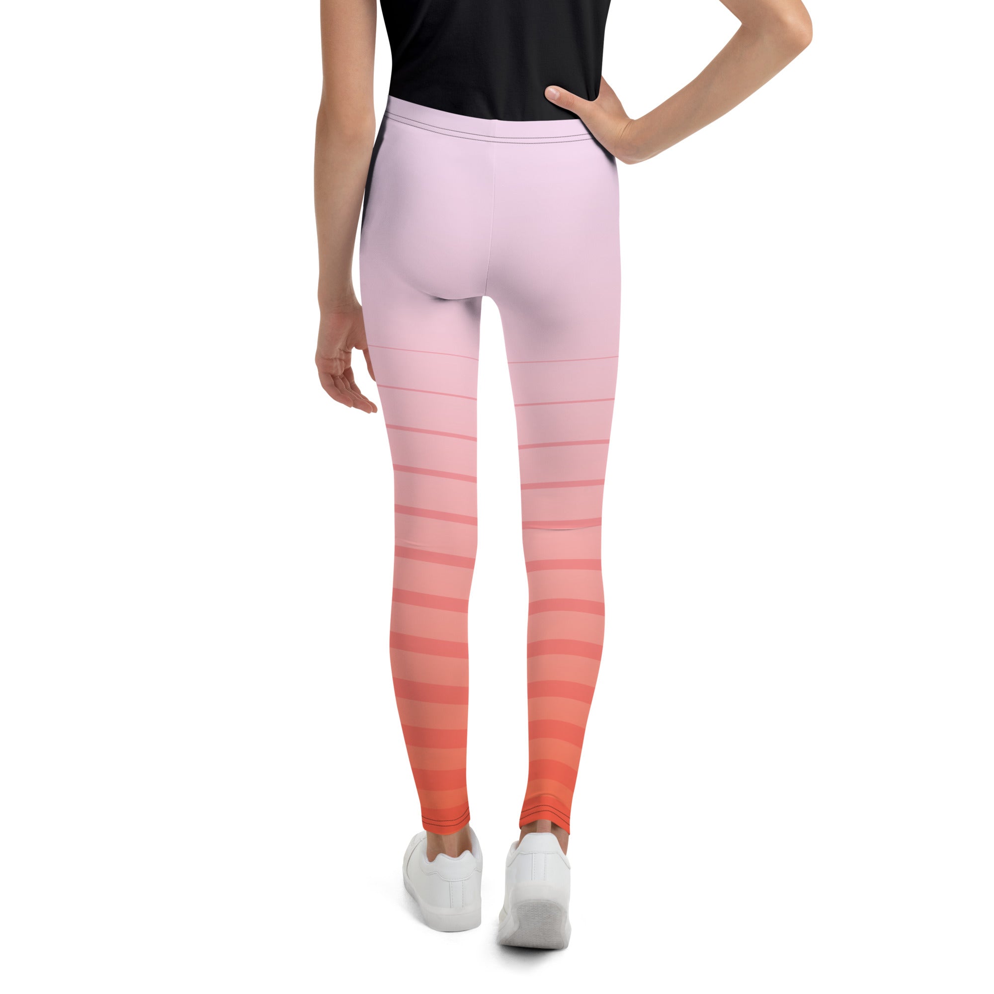 Peach Pink Youth Leggings