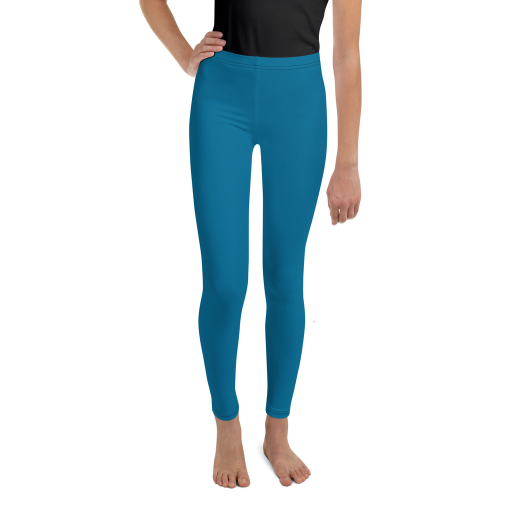 Cerulean Blue Youth Leggings