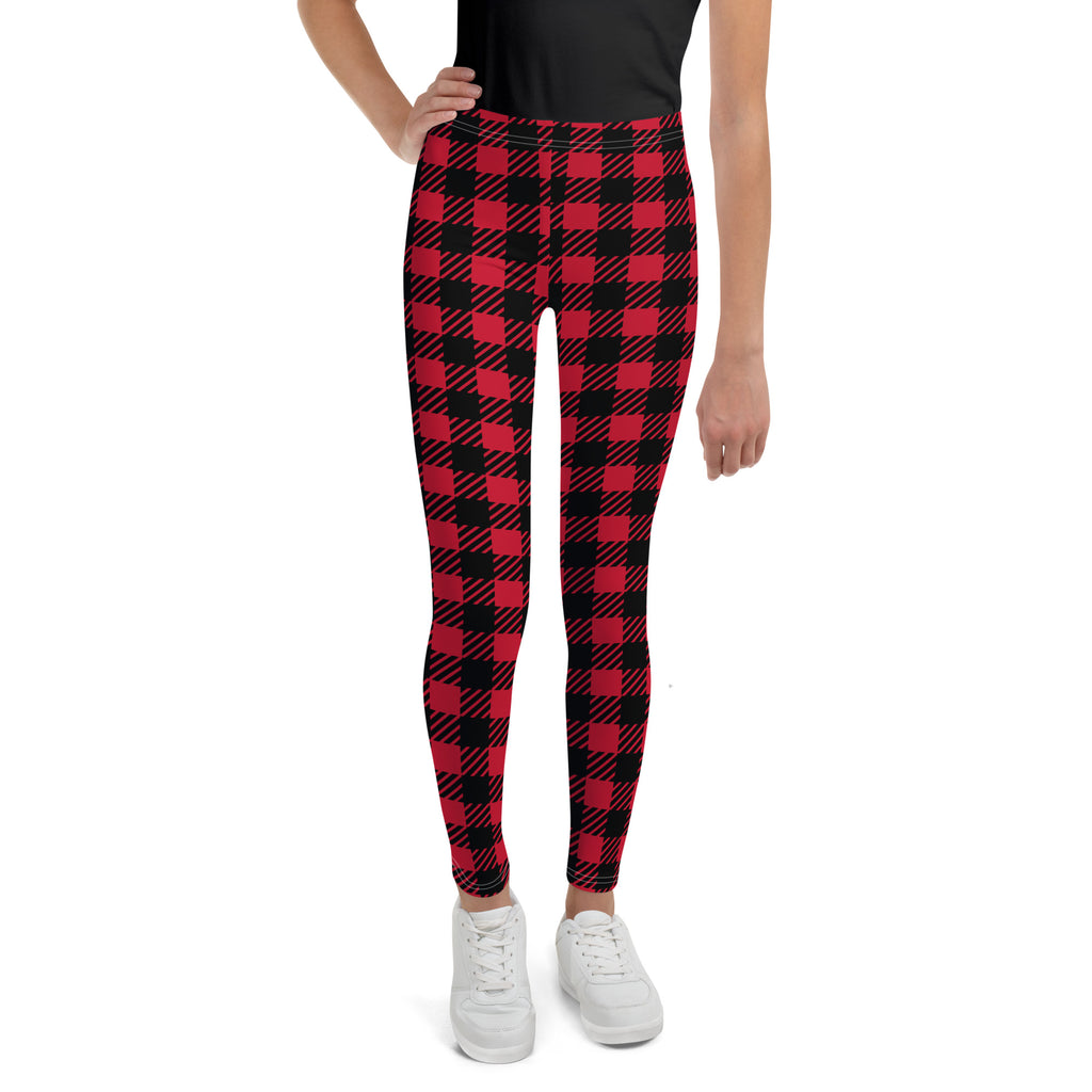 Plaid Youth Leggings