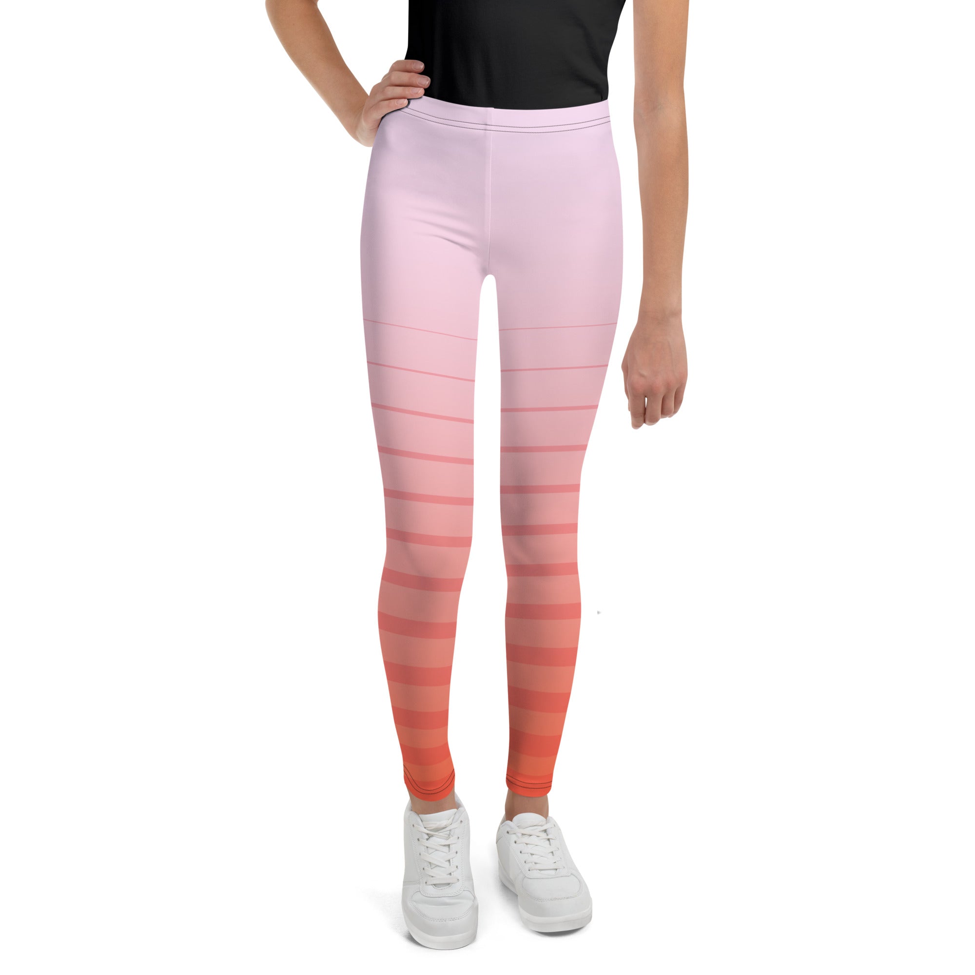 Peach Pink Youth Leggings