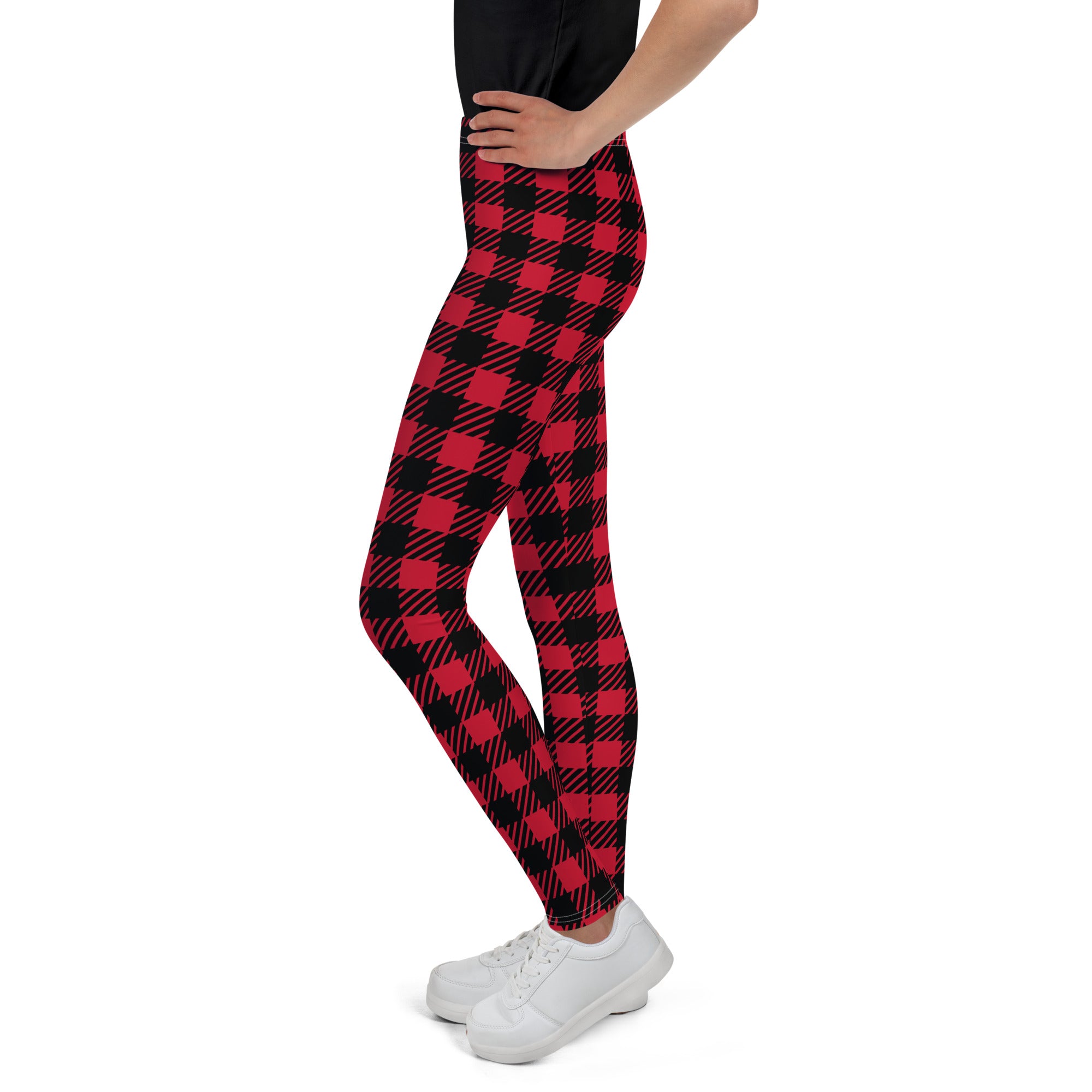 Plaid Youth Leggings