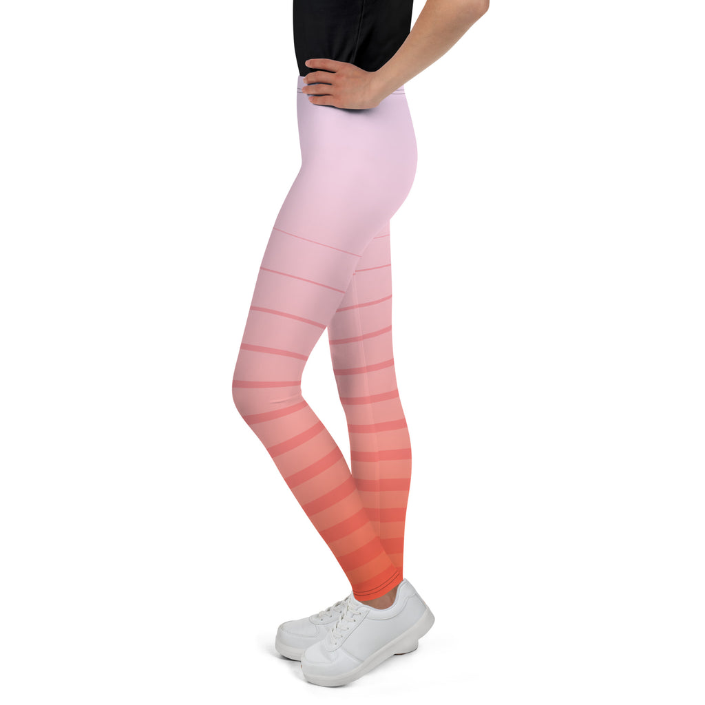 Peach Pink Youth Leggings