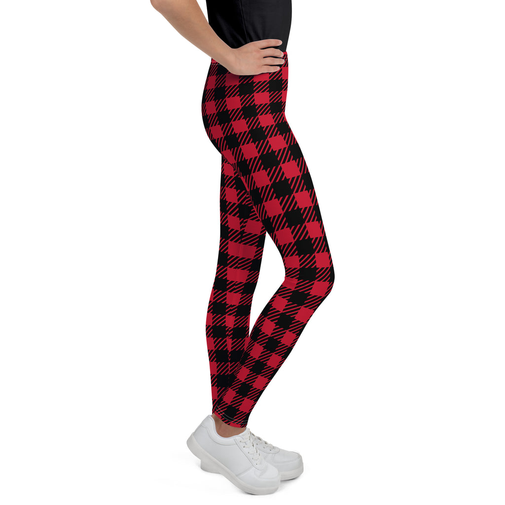 Plaid Youth Leggings