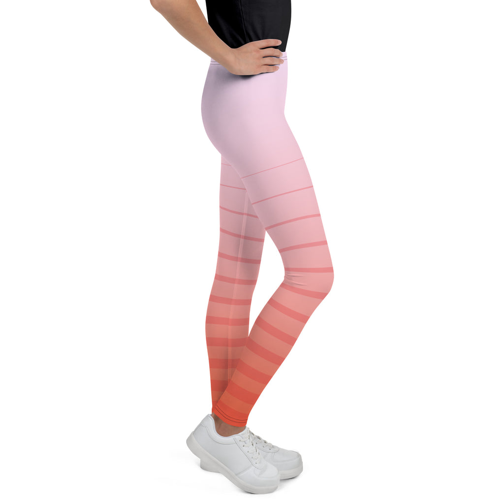 Peach Pink Youth Leggings