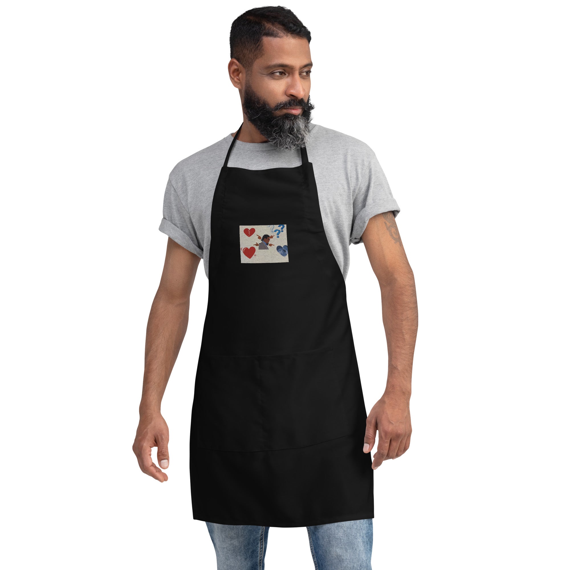 Just Random Thoughts Embroidered Apron