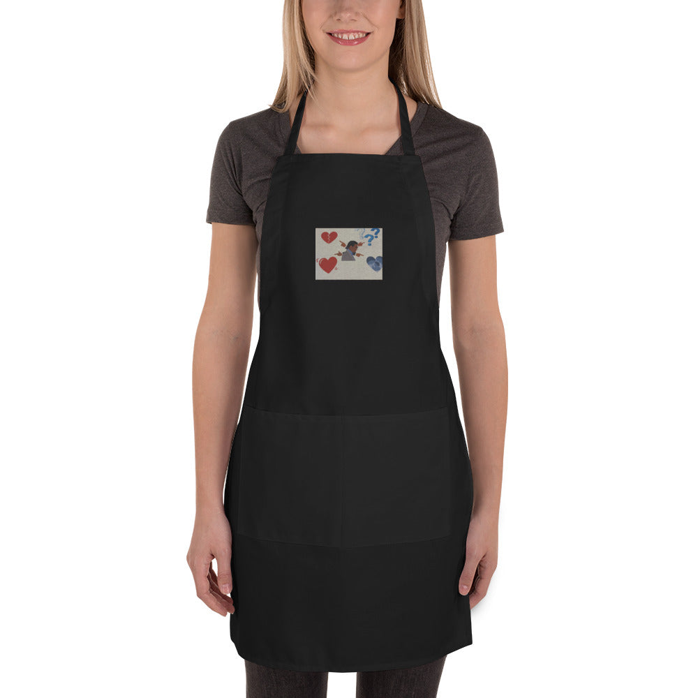 Just Random Thoughts Embroidered Apron