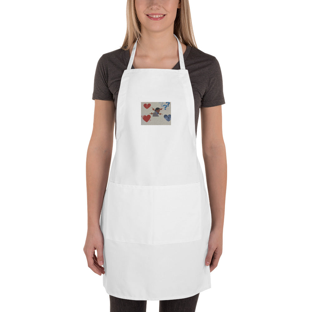 Just Random Thoughts Embroidered Apron