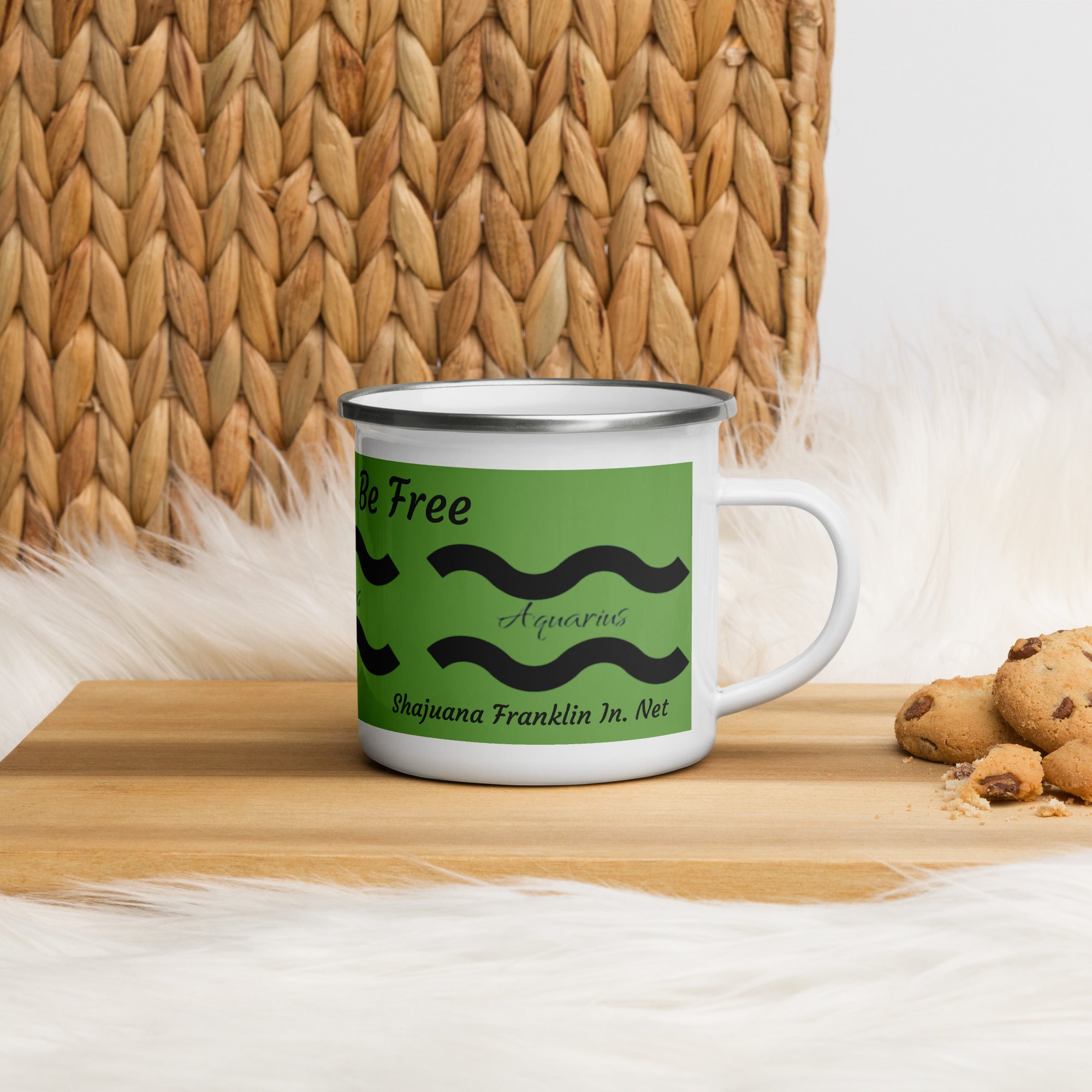 Aquarius Affirmation Enamel Mug