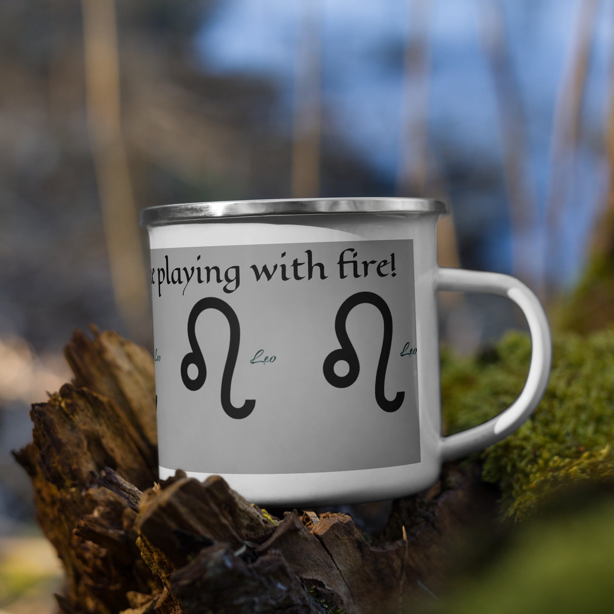 Leo Affirmation Enamel Mug