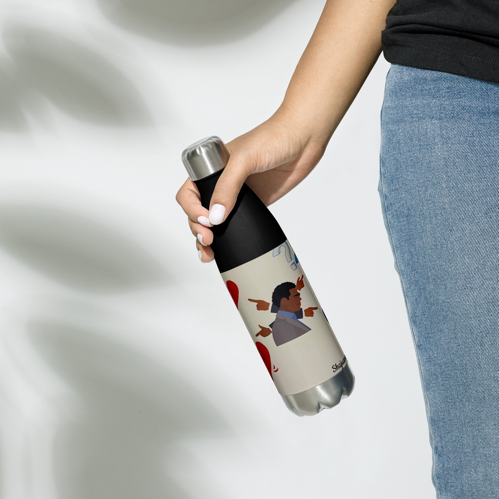 Just Random Thoughts Stainless steel water bottle