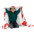 Hearts within Red Hearts Throw Blanket