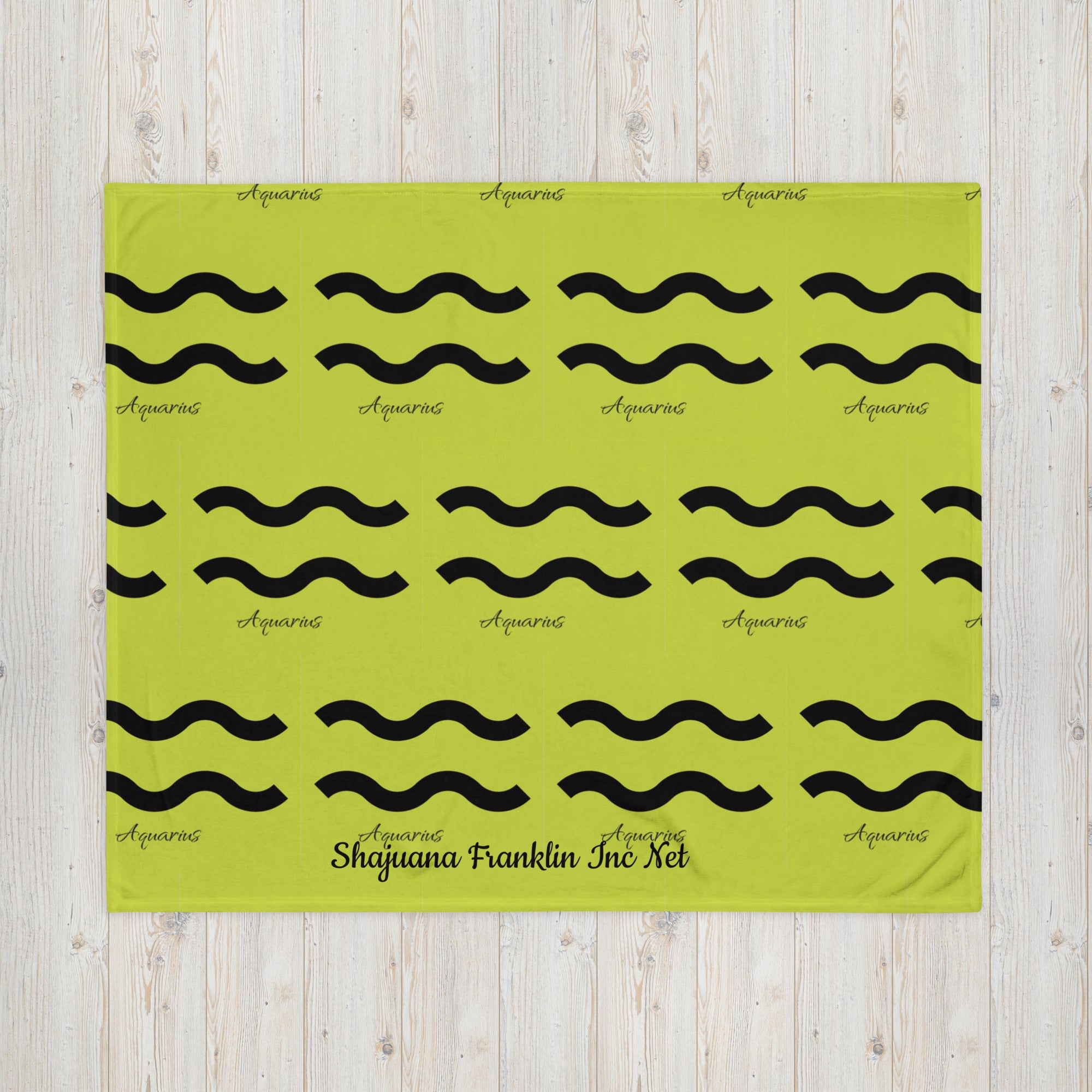 Aquarius Throw Blanket