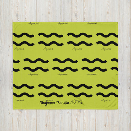Aquarius Throw Blanket